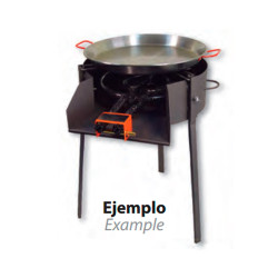 BBQ Forjada Soporte Paella 3 en 1 60cm.