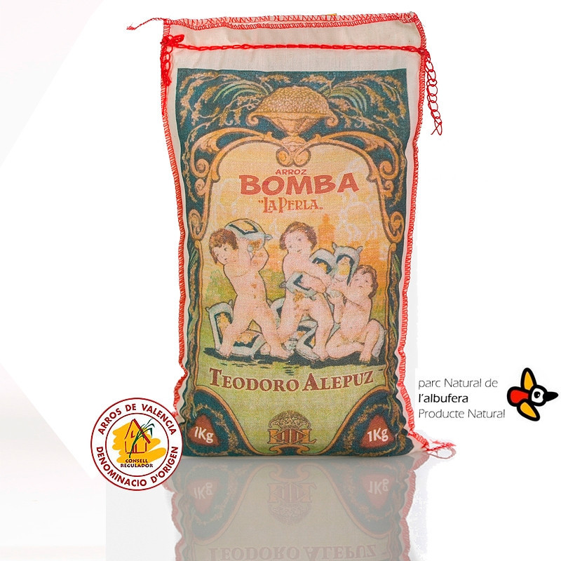 Arroz Bomba gourmet La Perla D. O. 1 Kg