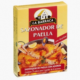 Sazonador Paella con azafrán 3 sobres