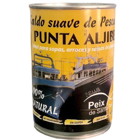 Caldo de Pescado Suave 375 ml Caldo para paella, arroces