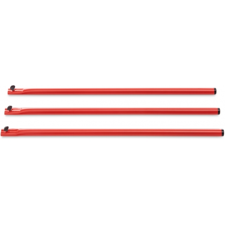 Patas para paellero de gas, patas 75 cm rojas, soporte de paellero