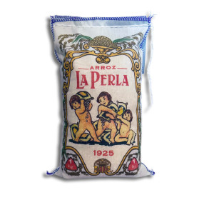 Arroz para paella tipo Senia, formato 1Kg Arroz La Perla.